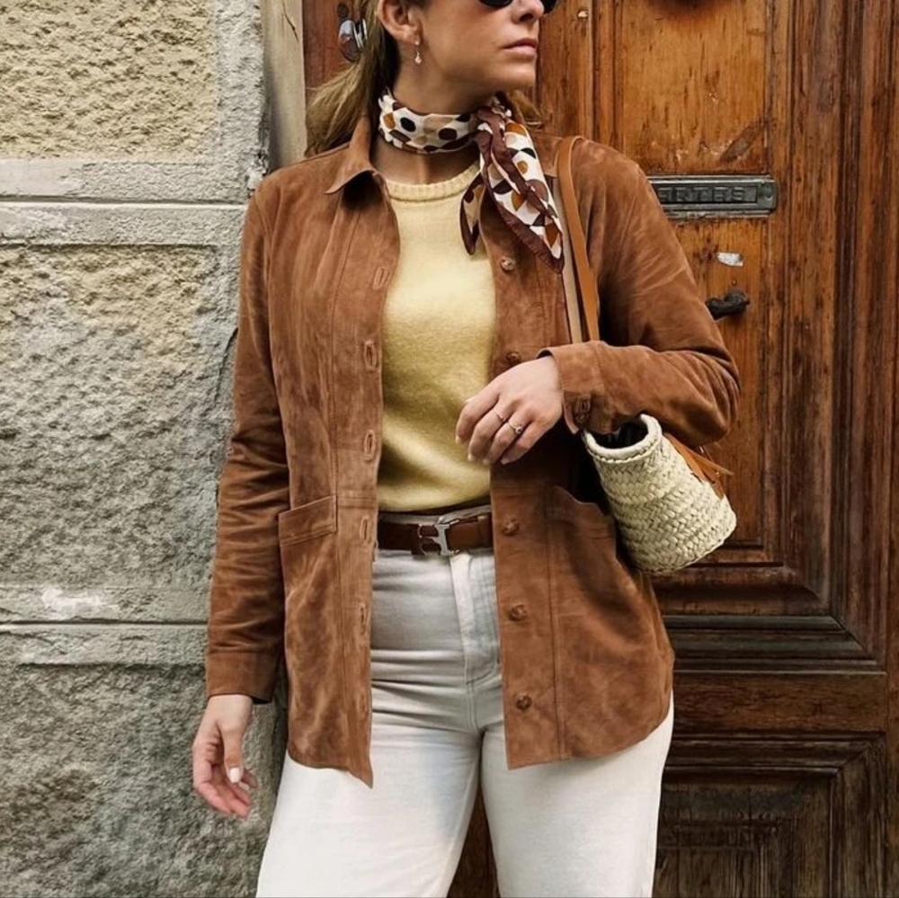 Single Breasted Pocket Jackets Female Autumn Lady Street Outerwear - Picture 1 of 10